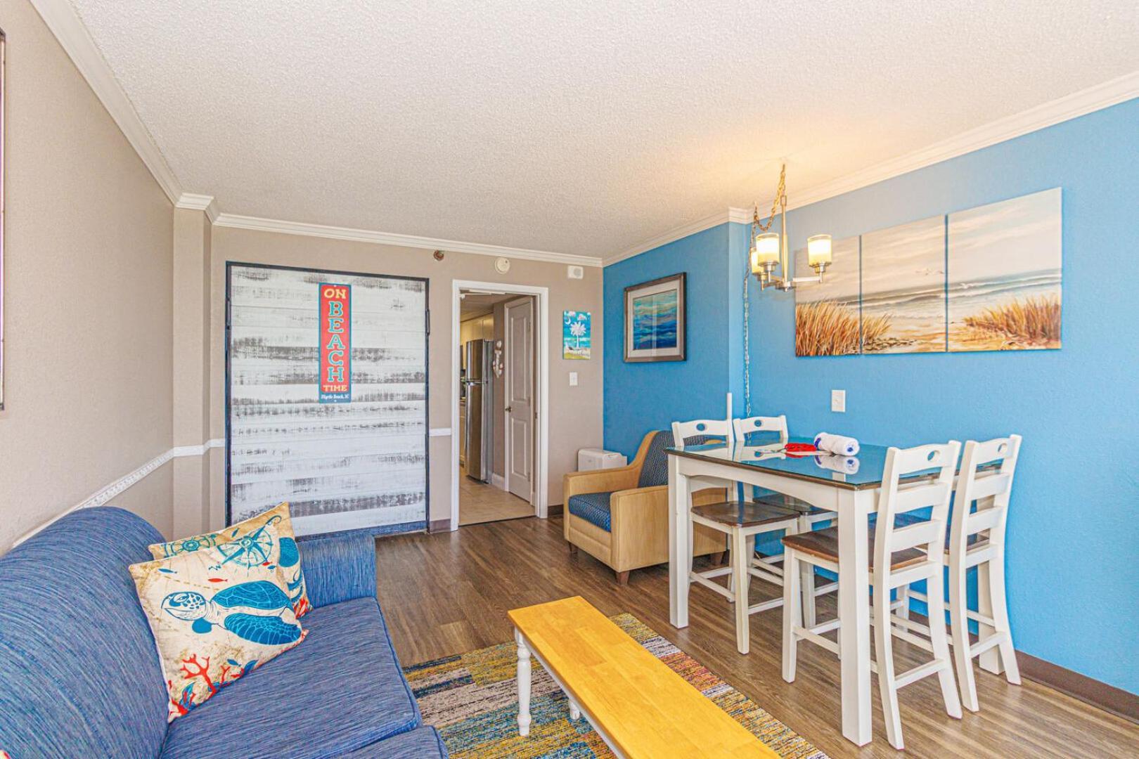 Oceanfront 1 Bedroom Suite With Beautiful Decor And Accents Caravelle Resort 1039 Sleeps 6 Guests Myrtle Beach Buitenkant foto