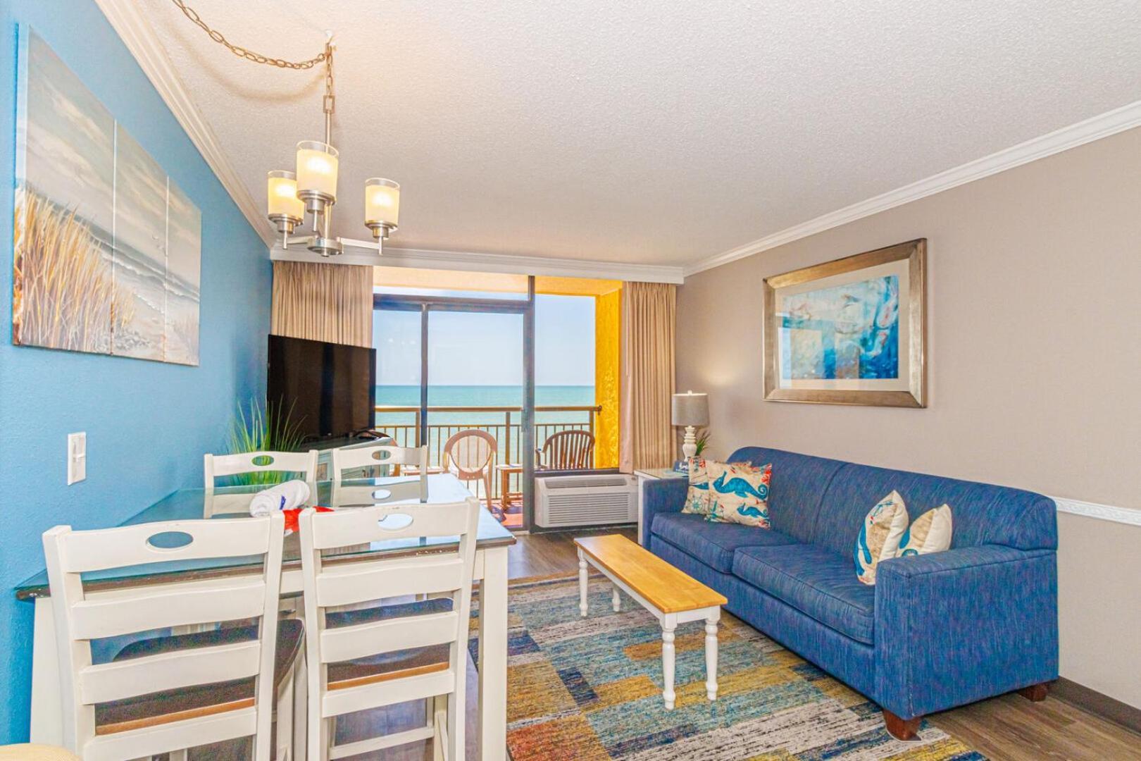 Oceanfront 1 Bedroom Suite With Beautiful Decor And Accents Caravelle Resort 1039 Sleeps 6 Guests Myrtle Beach Buitenkant foto