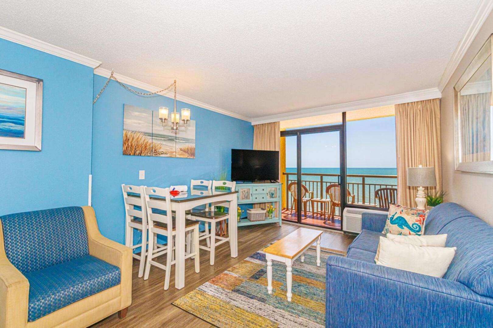 Oceanfront 1 Bedroom Suite With Beautiful Decor And Accents Caravelle Resort 1039 Sleeps 6 Guests Myrtle Beach Buitenkant foto