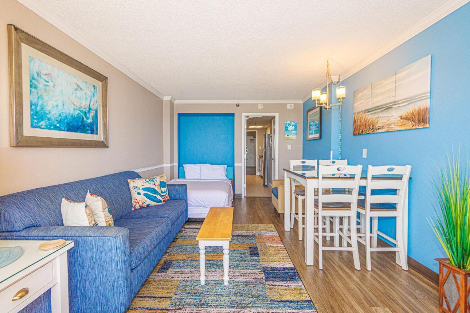 Oceanfront 1 Bedroom Suite With Beautiful Decor And Accents Caravelle Resort 1039 Sleeps 6 Guests Myrtle Beach Buitenkant foto
